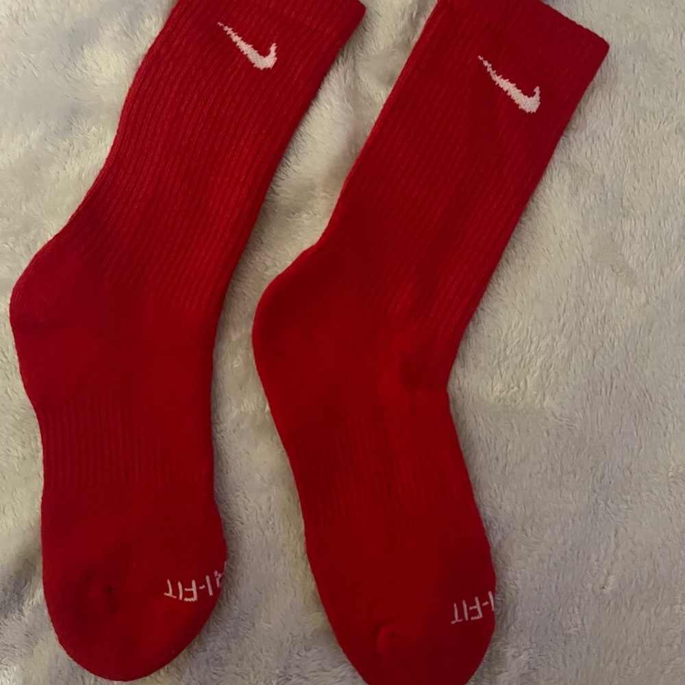 Nike Red Crew Socks - Picture 2 of 6